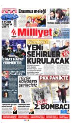 Milliyet Gazetesi 18 Nisan 2016 Gazete Manşetleri