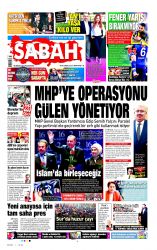 Sabah Gazetesi 18 Nisan 2016 Gazete Manşetleri