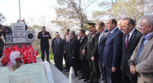 Havran Koca Seyit Köyünde Düzenlenen Çanakkale Zaferi Törenleri