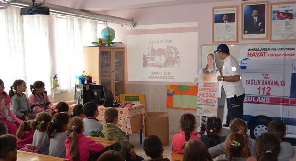 İlkokulda Göz Taraması ve Kanser Eğitimi Yapıldı