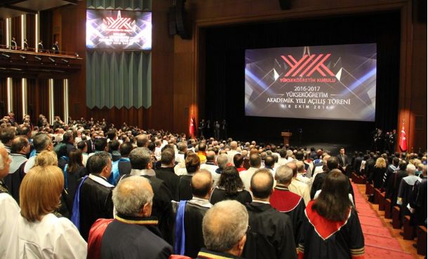 2016-2017 Yükseköğretim Akademik Yılı Açılış Töreni Cumhurbaşkanlığı Külliyesinde Gerçekleştirildi