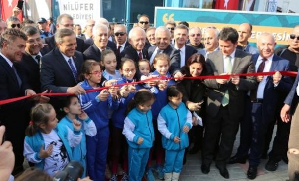 Beşevler Cimnastik Salonu’nun açılışını Kılıçdaroğlu yaptı