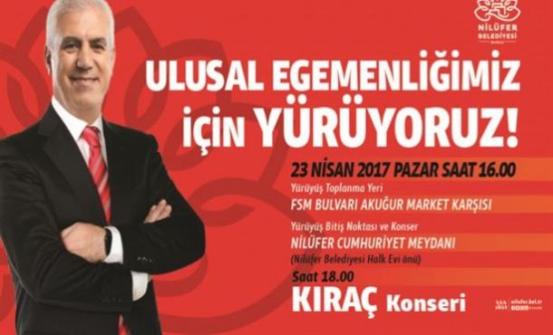 Bursa 23 Nisan’da ulusal egemenlik için yürüyor