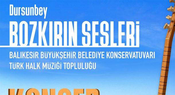 Dursunbey`de Türk Halk Müziği Konseri