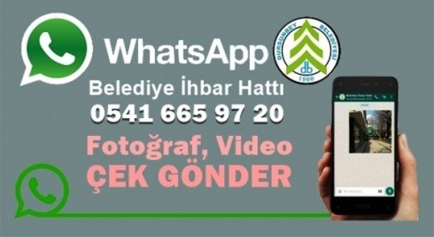 Dursunbey`de WhatsApp İhbar Hattı Açıldı