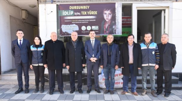 İdlip`e Yardım Kampanyası Dursunbey`de Devam Ediyor