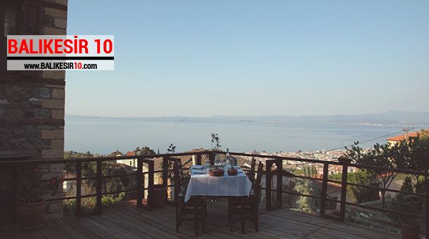 Altınoluk Çeşmeli Konak Otel Teras Manzarası