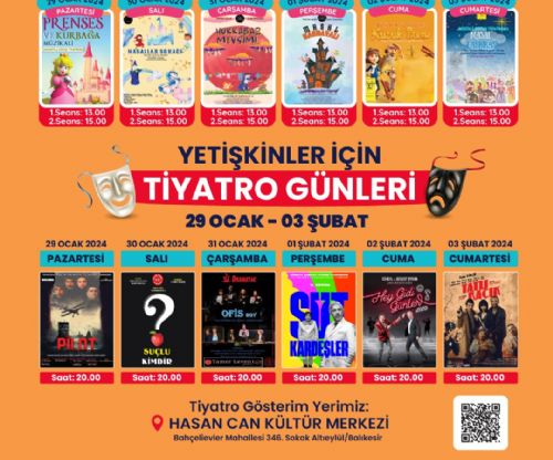 ALTIEYLÜL’DE TİYATRO GÜNLERİ BAŞLIYOR