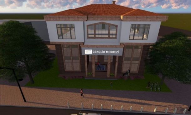 Ayvalık Belediyesi - Gençlik Merkezi`nin Temeli Atılıyor!