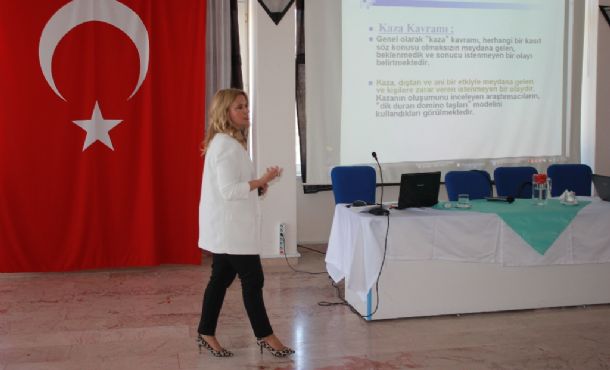 Balıkesir MYO`da İş Güvenliği İşçi Sağlığı ve İlk Yardım Semineri