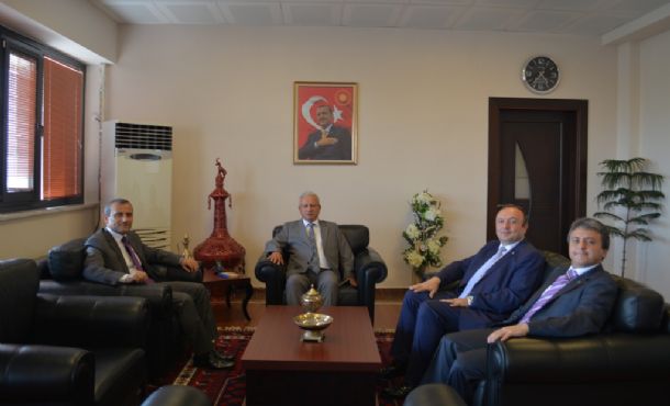 Bandırma Kaymakamı Tuncay Sonel`den, Üniversitemiz Rektörü Prof. Dr. Kerim Özdemir`e Ziyaret
