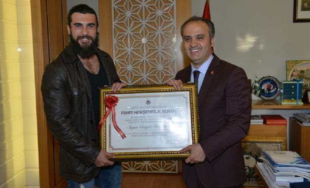 Başkan Aktaş Bursa İnşaat Fuarında