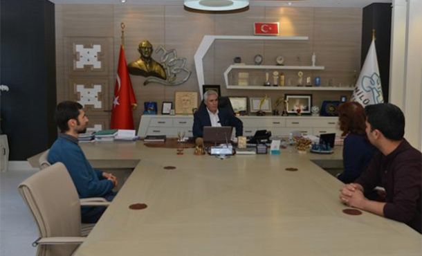 Başkan Bozbey’e sanata destek teşekkürü