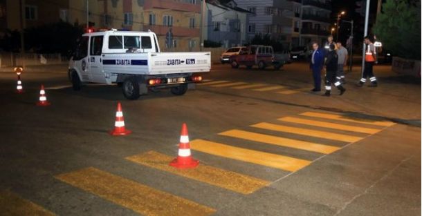 BAŞKAN MİRZA YOL ÇİZME ÇALIŞMALARINI YERİNDE İNCELEDİ