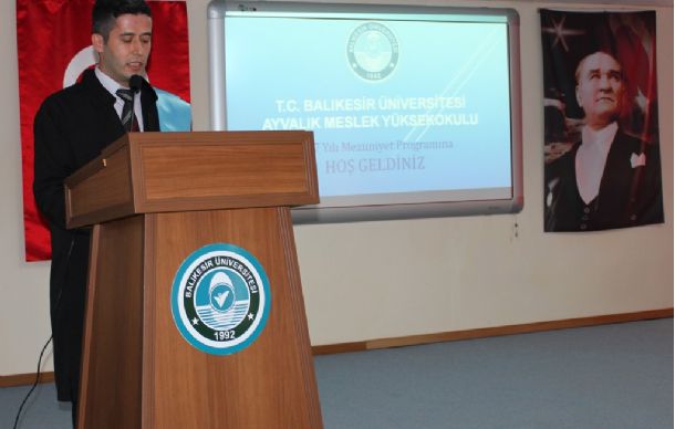 BAUN Ayvalık MYO`da Mezuniyet Coşkusu