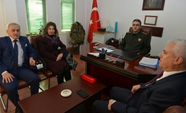 Bozbey’den Jandarma Komutanlığı’na başsağlığı ziyareti