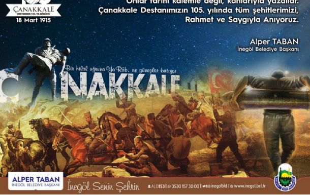 Çanakkale Zaferinin 105. Yılında Şehitlerimiz Minnetle Anıldı