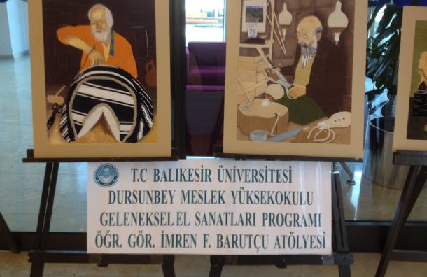 Dursunbey MYO Öğrencilerinden Resim Sanatına Nakış Katkısı
