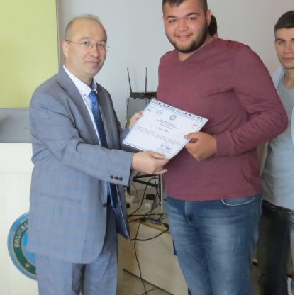 Edremit MYO`da Sertifika Töreni ve Proje Bilgilendirme Toplantısı