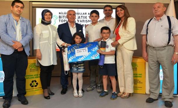 En çok atık yağı topladılar ödülleri aldılar