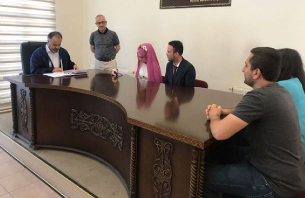 Gürcistan Heyeti Başkan Aktaş’ı Ziyaret Etti