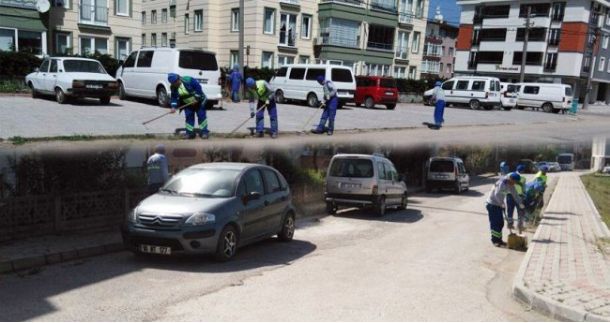İhsaniye Mahallesi`nde Temizlik Çalışmaları