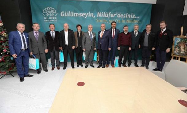 Kardeş kent Manyas’tan ziyaret