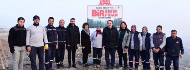 Karesi’de Bir Bebek Bir Fidan Hatıra Ormanı yeşeriyor