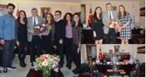 ÜNİVERSİTE KULÜPLERİNDEN BAŞKAN MİRZA’YA ZİYARET