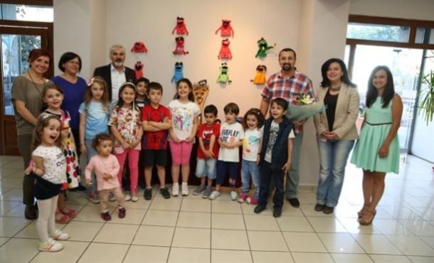 Kukla Atölyesi’nde kendi oyuncaklarını yaptılar