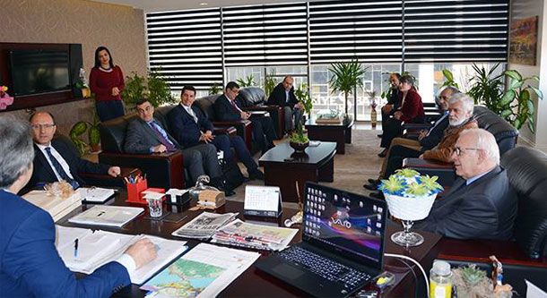 Metal ve Makineciler Derneği Bandırma Belediyesi`ni Ziyaret Etti