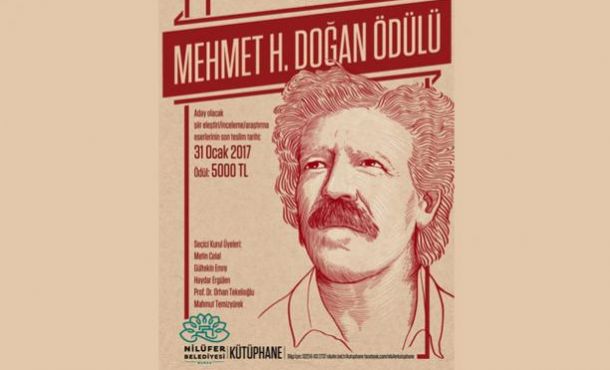 Nilüfer Belediyesi’nden Mehmet H. Doğan ödülü