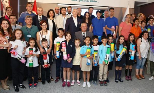 Nilüferli öğrenciler 10 bin 890 litre atık yağ topladı