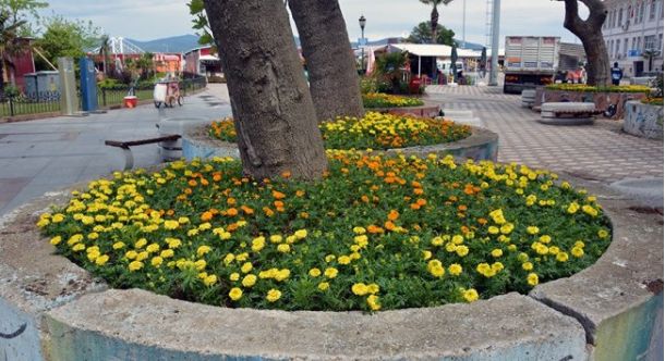 Bandırma`da Park Bahçe Çalışmaları Yapılıyor
