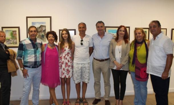 Ressam Cengiz Keskiner’in "40’larca Yılın Hatırına Kahve Tadında Ayvalık" Sergisi Açıldı