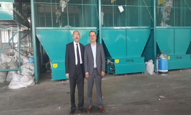 Yunanistan’dan gelip Nilüfer’deki geri dönüşümü incelediler